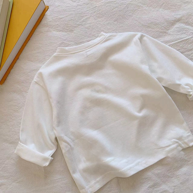 Felpa Bambino in Cotone Stampa Tigro