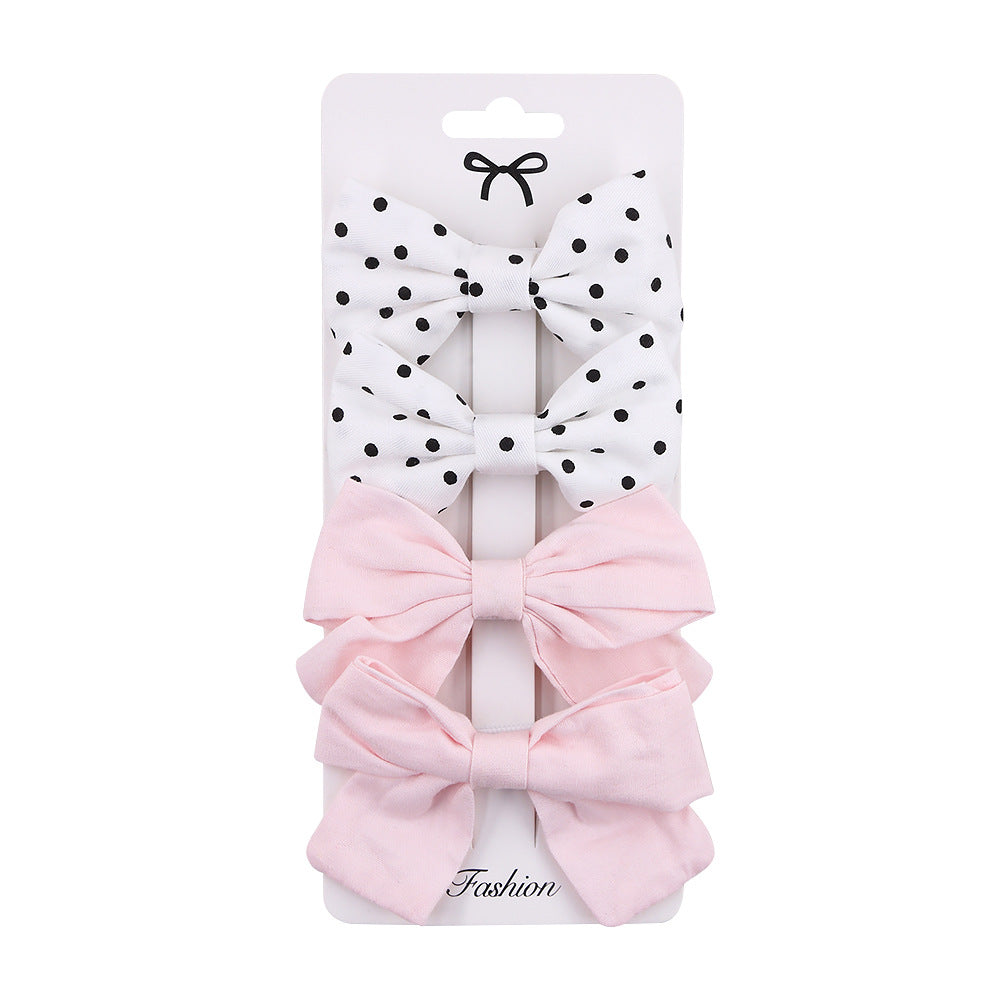 Set Fiocchi per Capelli Bambina - Fantasie Colorate e Tartan