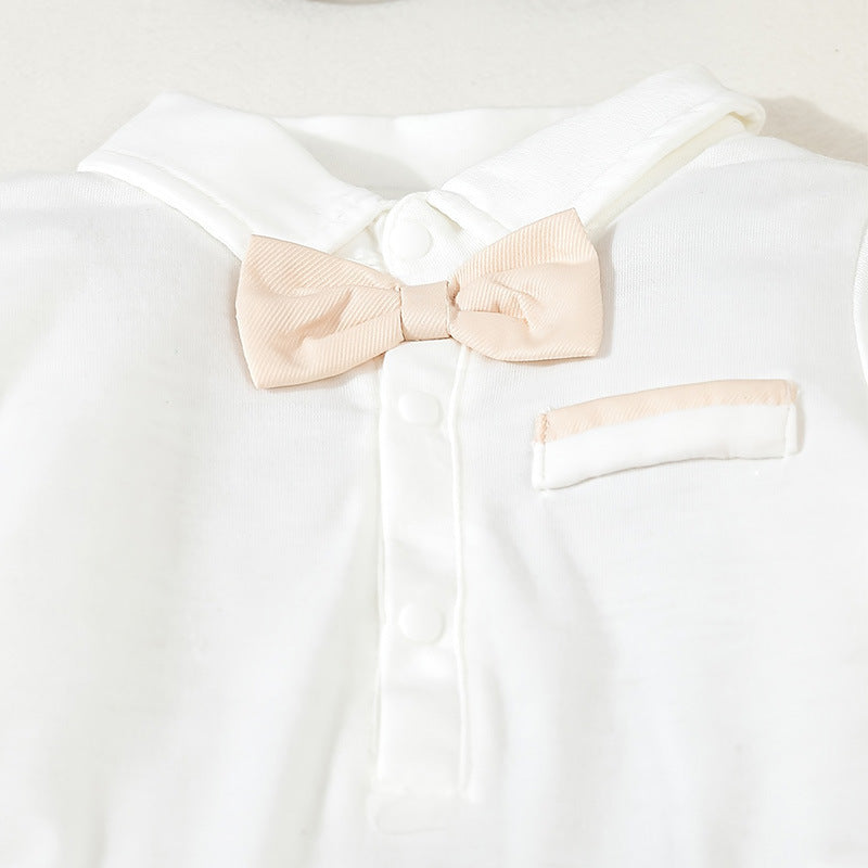 Completo Estivo Elegante Neonato 4 Pezzi