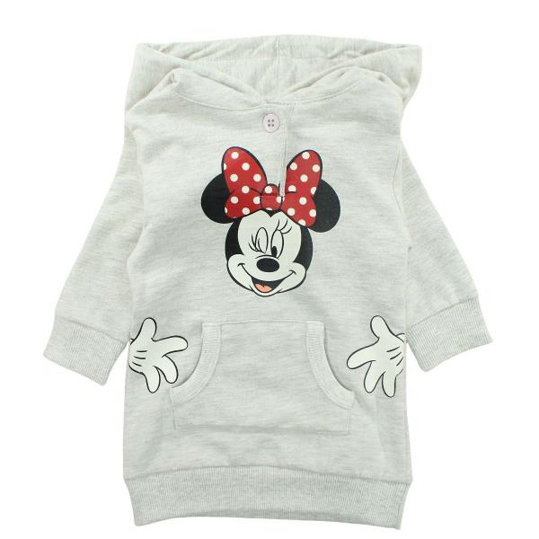 Felpa Bambina Minnie Mouse con Cappuccio