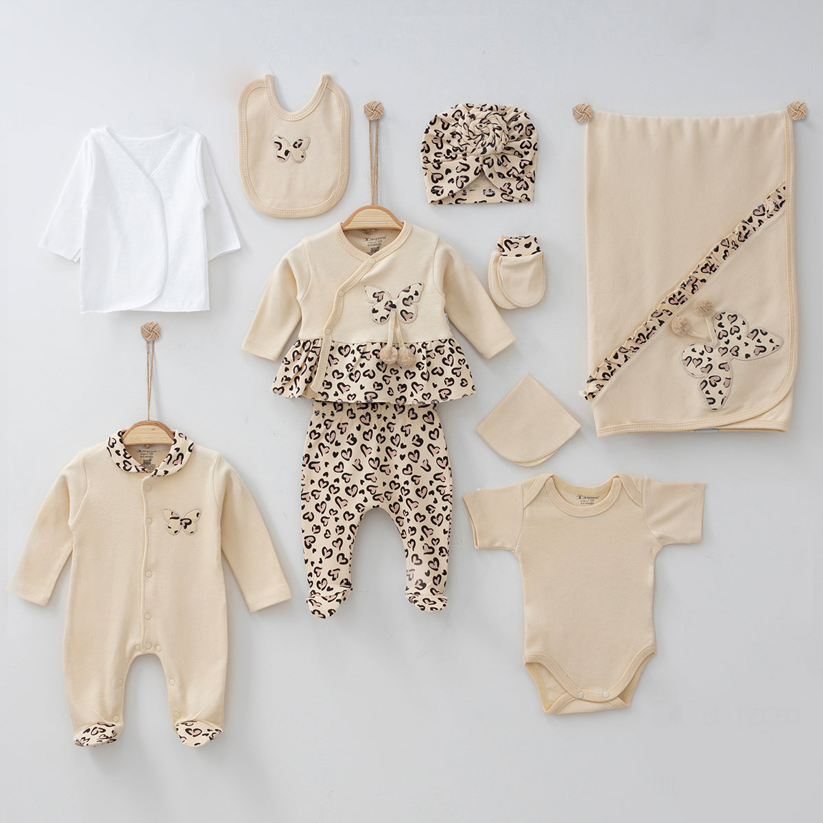 Set Corredino completo 100% Cotone 0-3 mesi