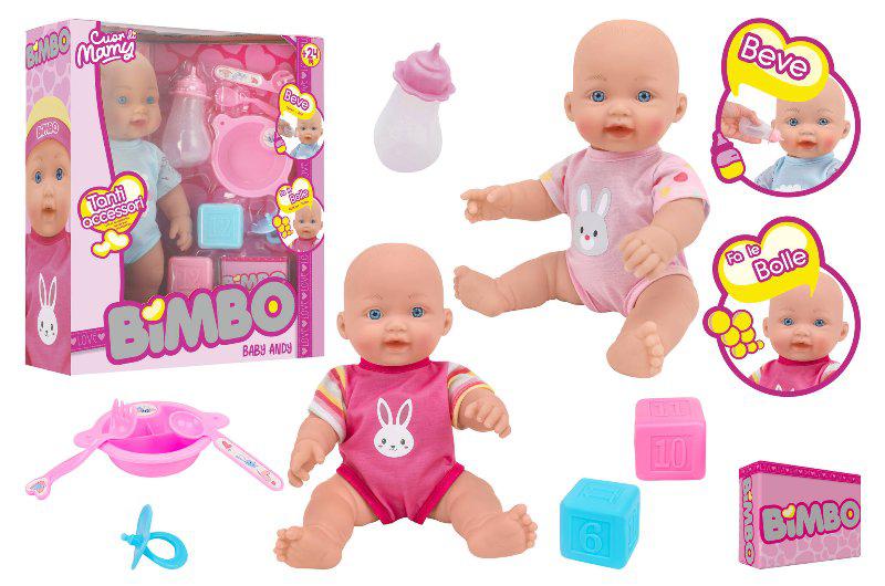 Bambolotto Baby Andy 30cm con accessori