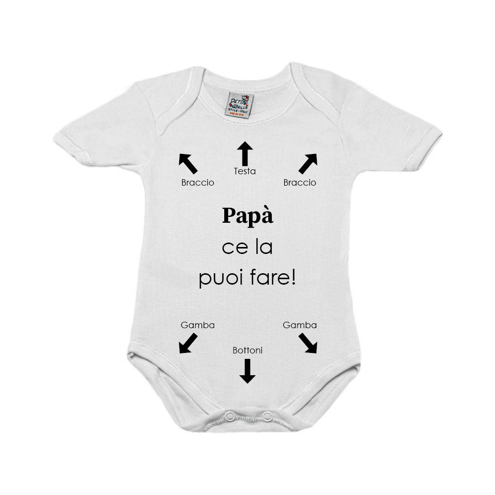 Body de manga corta personalizado