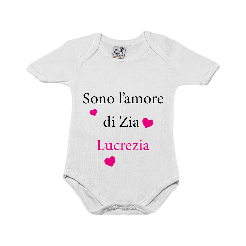 Body de manga corta personalizado