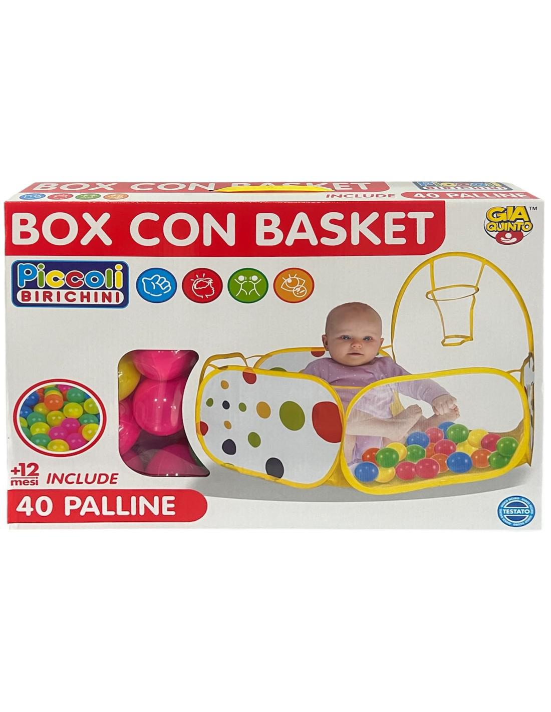 Box con Basket 40 palline 12m+