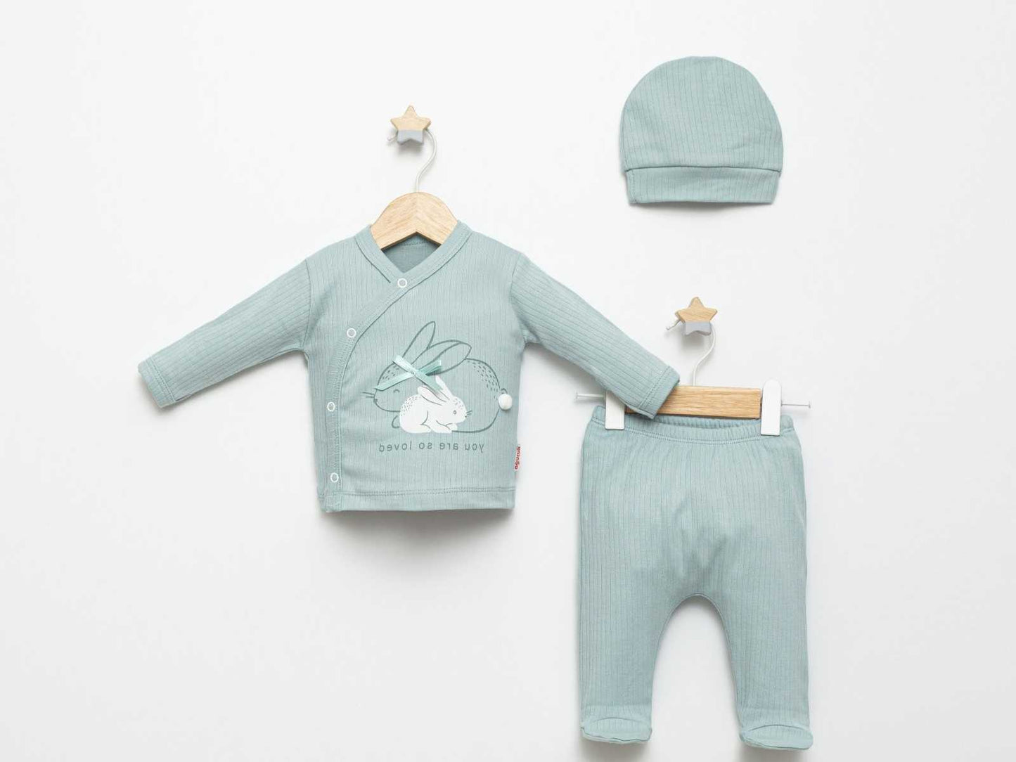 Set Neonata/ Bimba in Cotone- "Sweet Bunny"