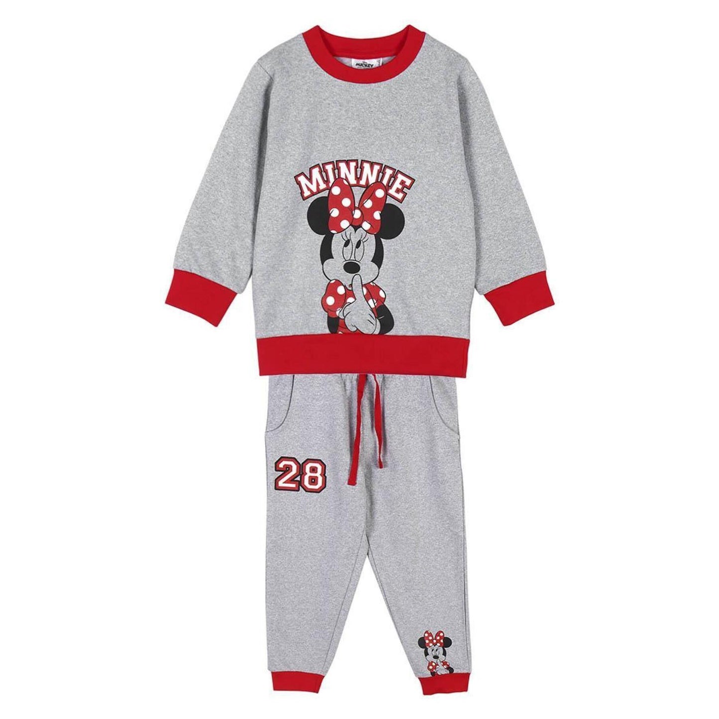 Traje cepillado Minnie de dos piezas