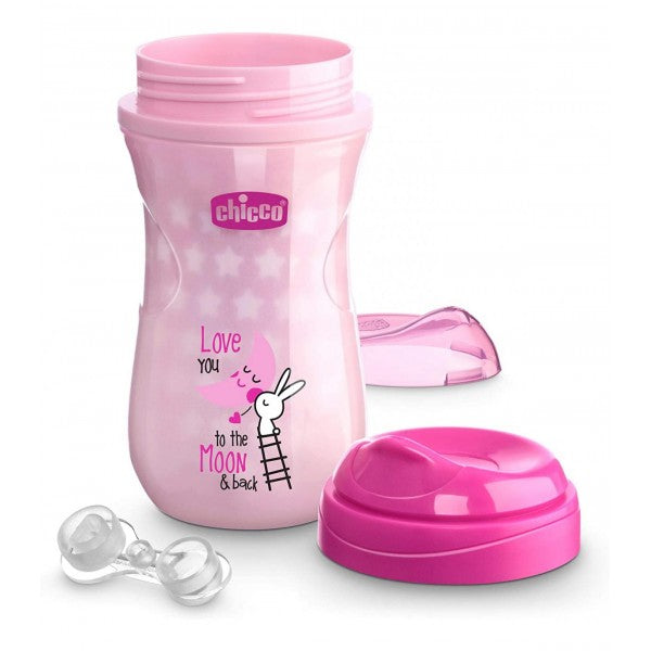 Tazza Borraccia 266ml Chicco Anti-Goccia Illumina al buio Glowing - 14M+