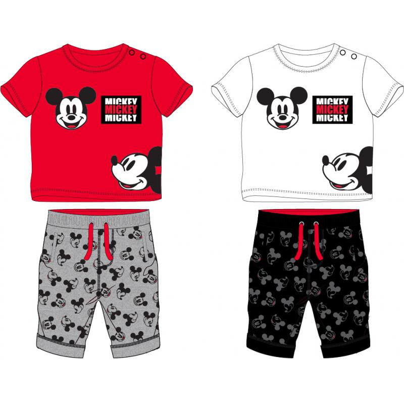 Conjunto de 2 piezas de algodón de verano de Mickey Mouse
