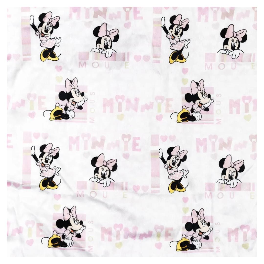 Manta Minnie Mouse en suave forro polar 75x10