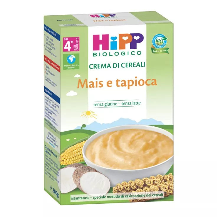 Crema de cereales hipp maíz y tapioca 350gr
