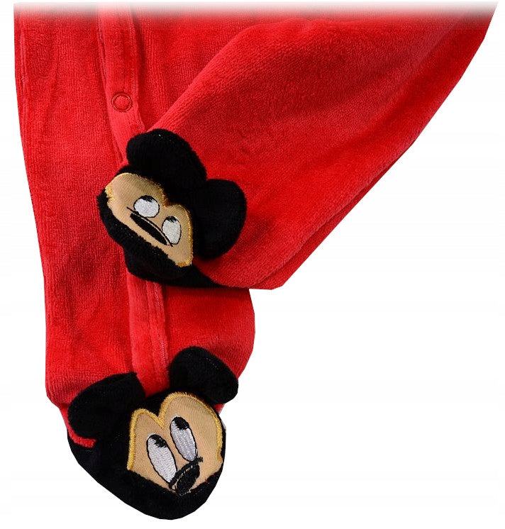 Combinaison rouge Mickey en chenille
