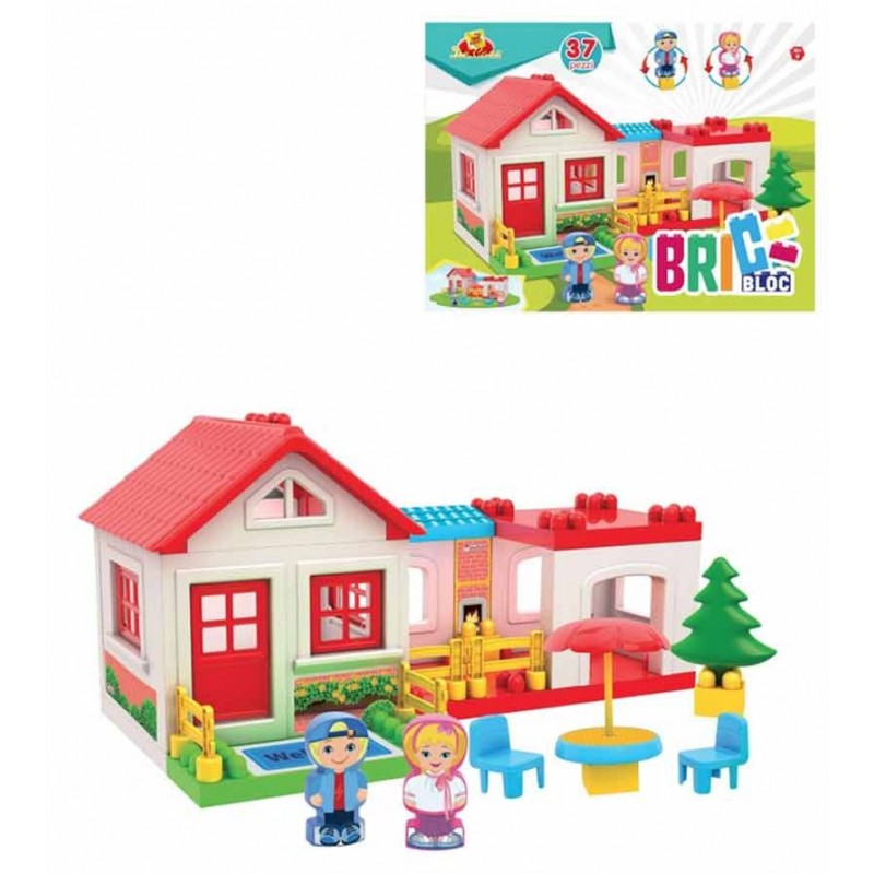Construcciones de casas Bric Bloc 36 piezas 18m+