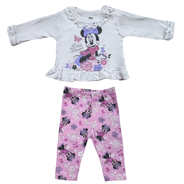 Conjunto Minnie Mouse 2 piezas, camiseta y pantalón