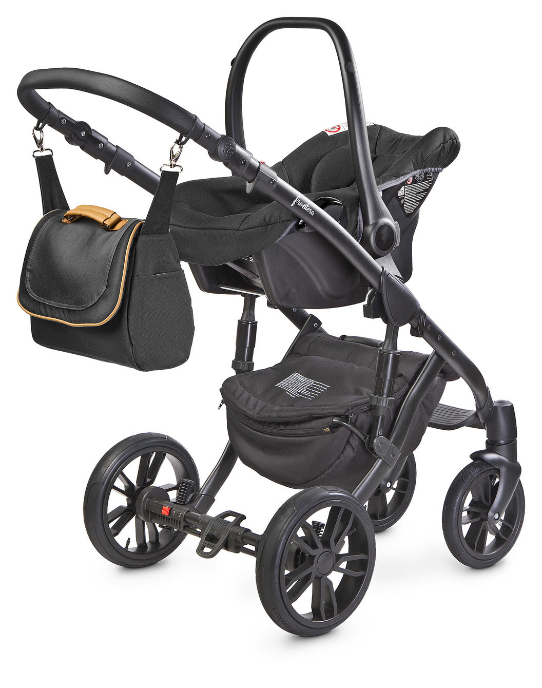 Trio ideale nero con borsone incluso