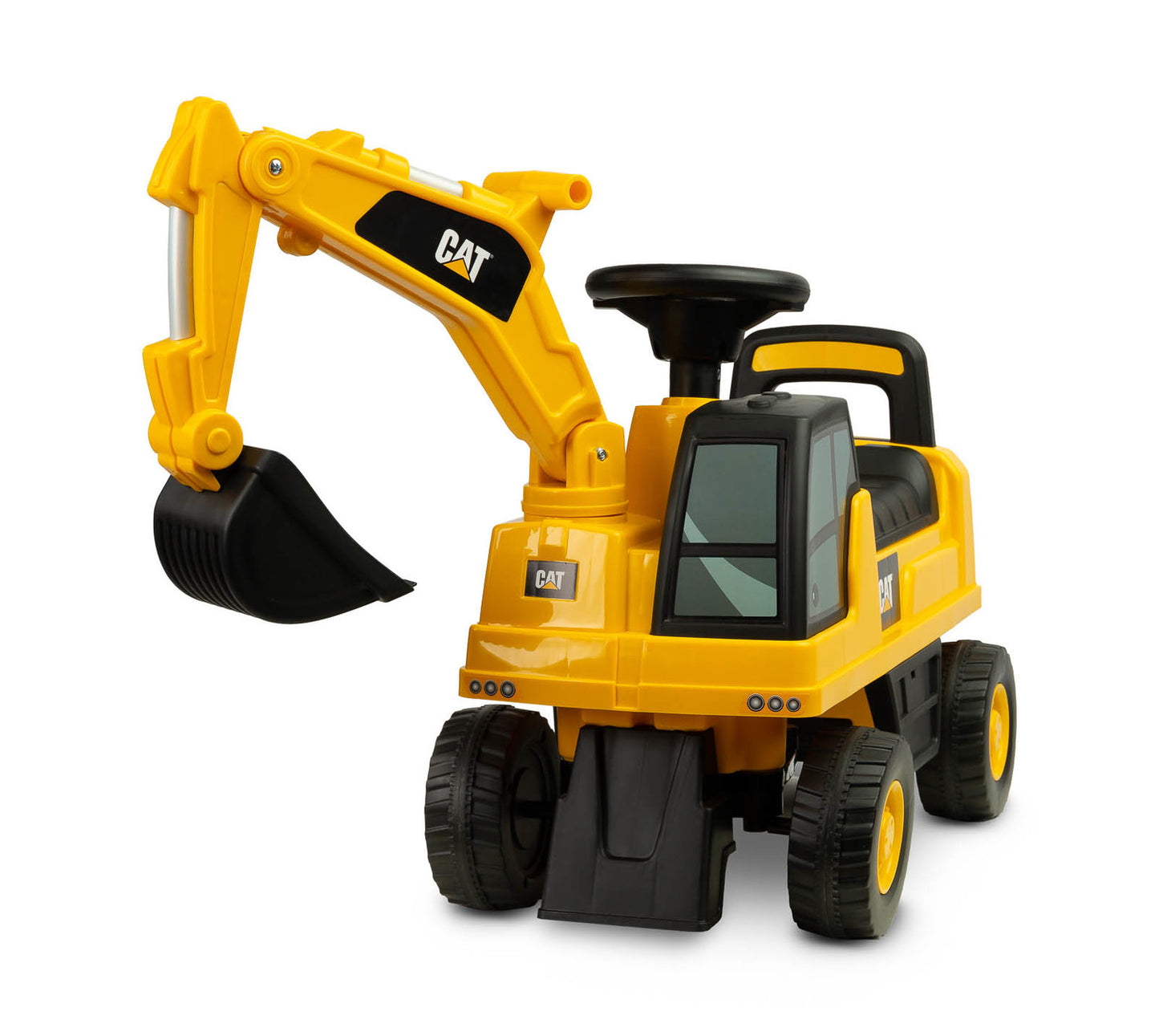 Excavadora con operador a bordo