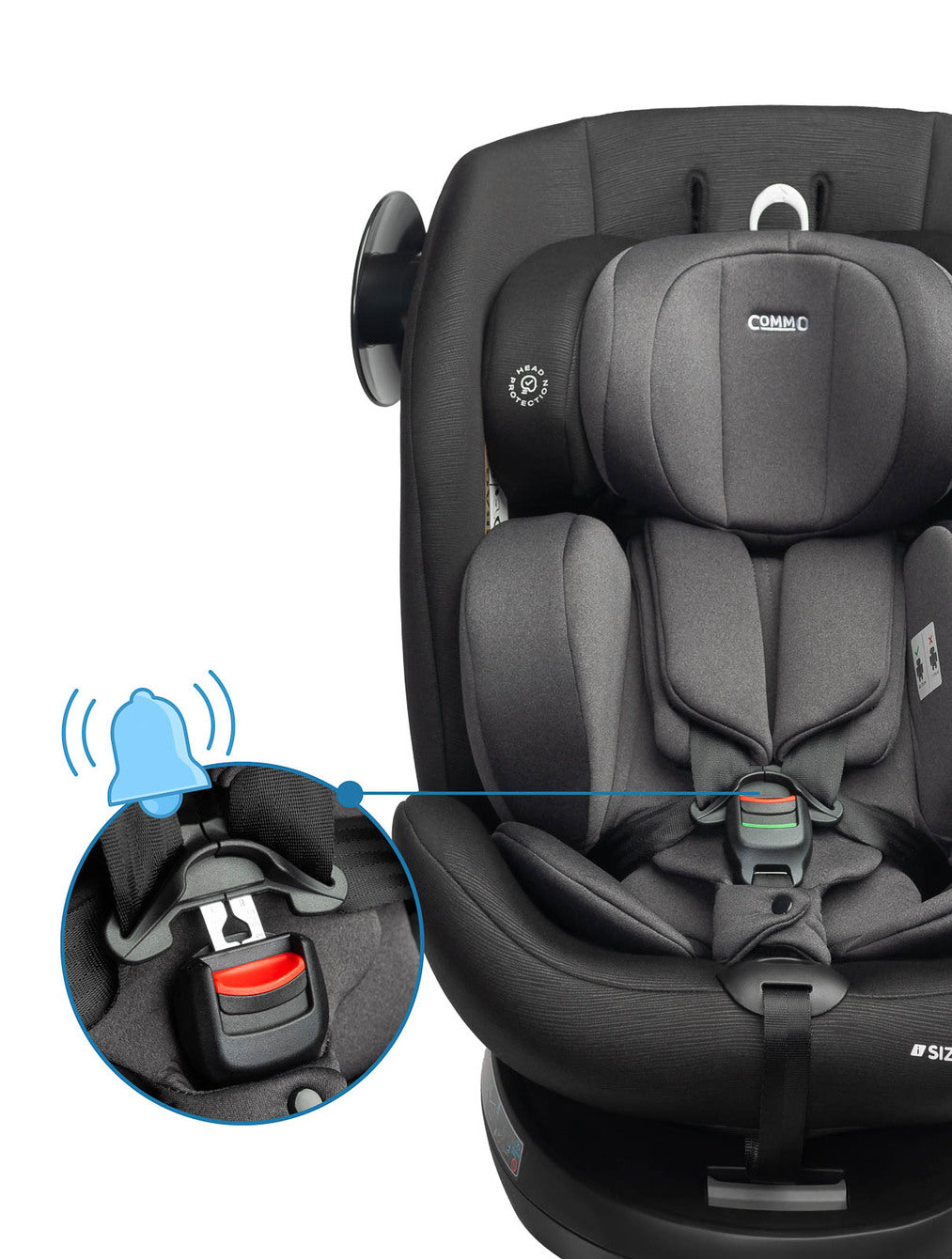SEGGIOLINO AUTO COMMO I-SIZE 40-150cm