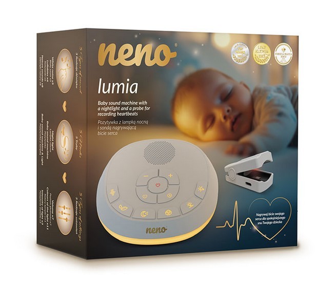 Neno Lumia Carillon con luce notturna e sonda di registrazione del battito cardiaco
