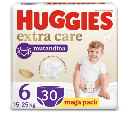 Braguitas Huggies extra care 6. 30uds 15-25kg