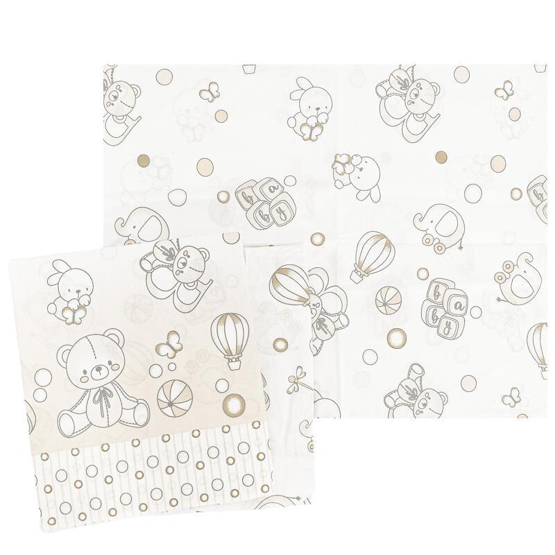 LENZUOLINO LETTINO 3 PZ Nazareno Gabrielli Beige