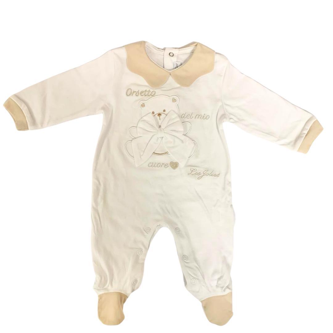 Tutina les jolies cotone bimba beige - Baby Shop Store