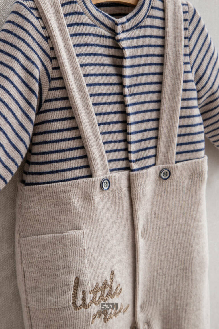 Salopette bébé chaude en coton
