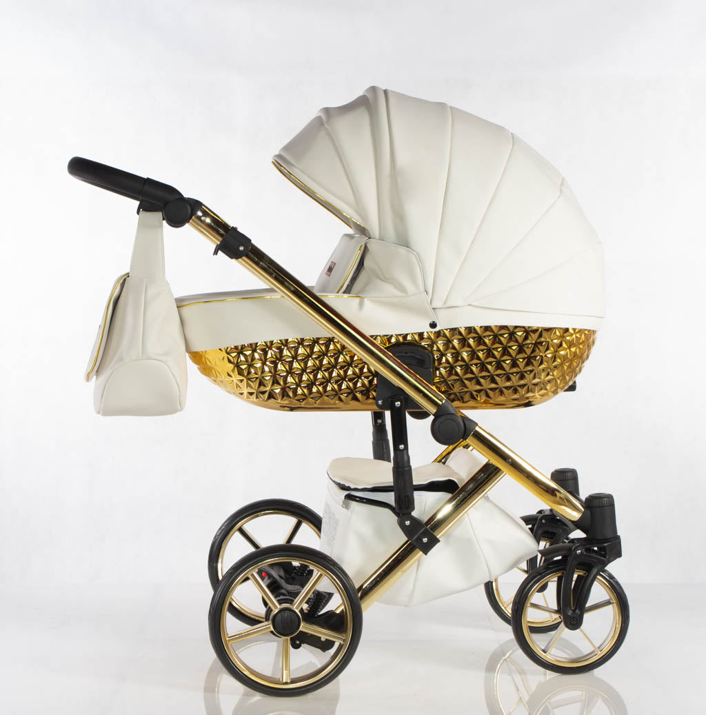 Magnum GT - Bianco-Oro - 3in1 - Passeggino Trio Ovetto
