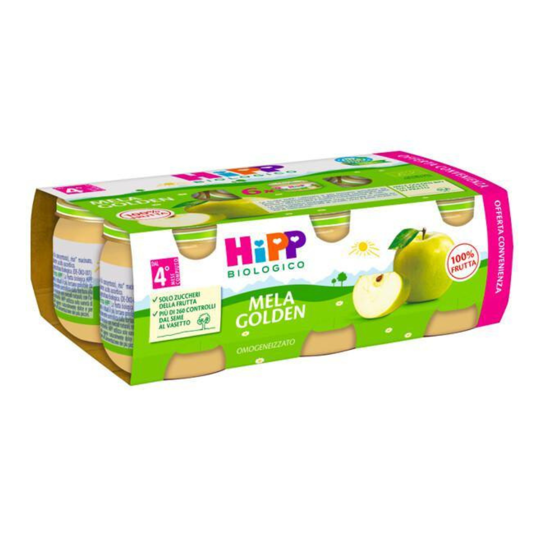 Omogeneizzato frutta Hipp Mela Golden 80gr x6