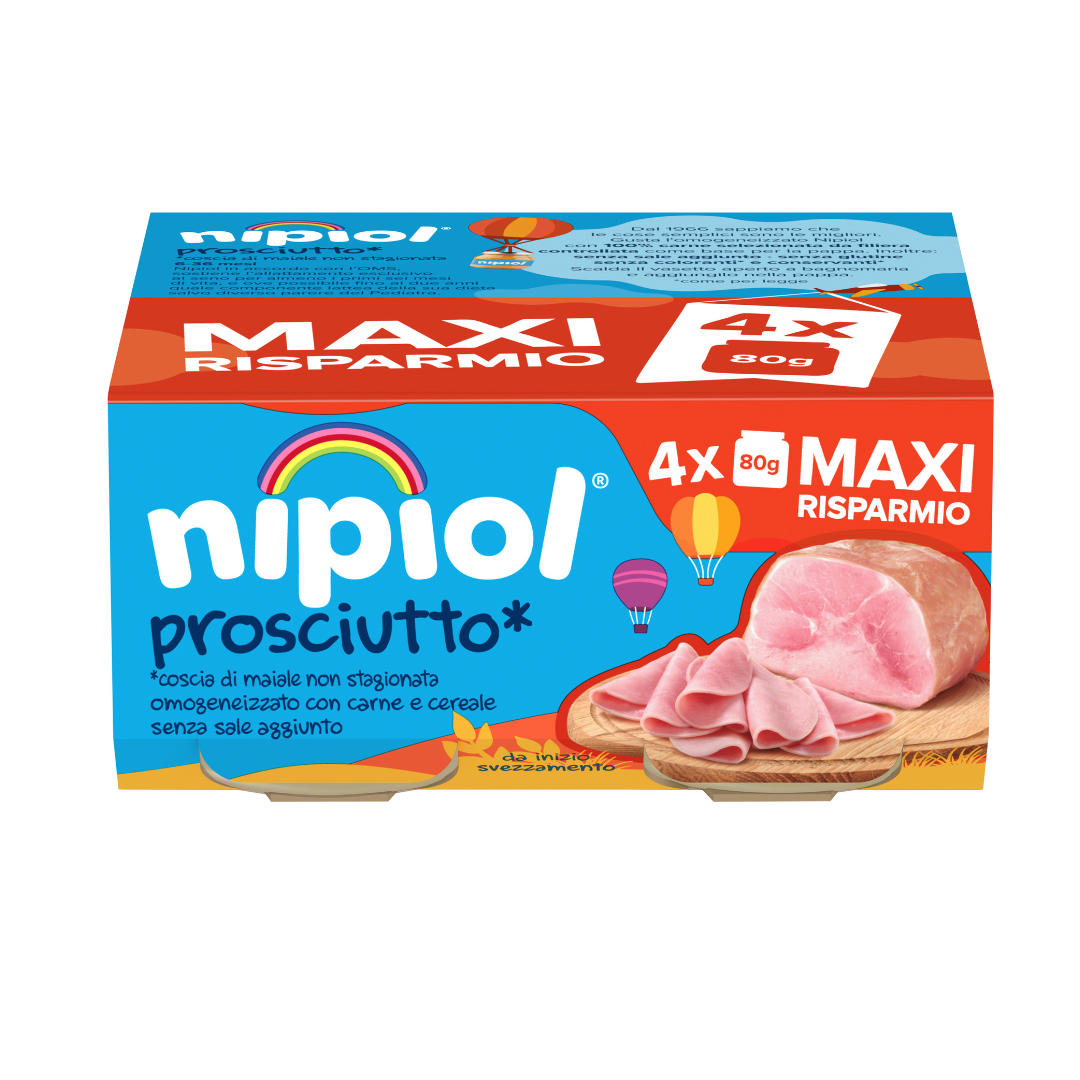 Jamón Nipiol homogeneizado 80grx4