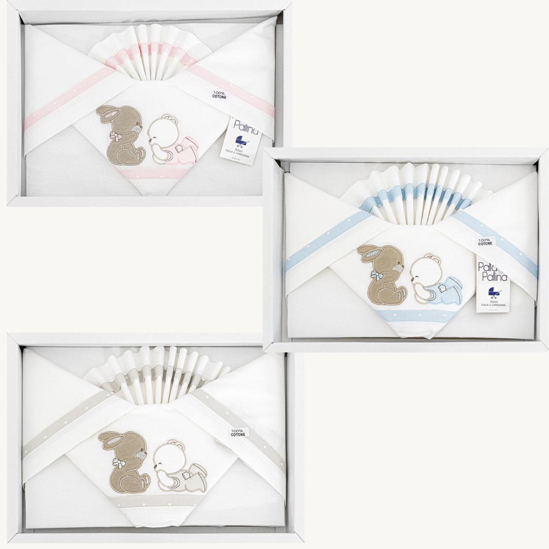 Lenzuolino Palla Pallina Lettino orsetto cotone