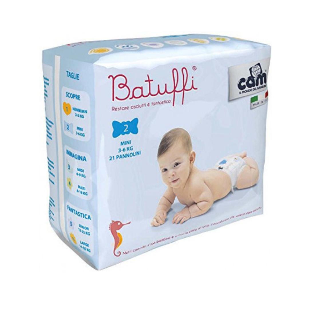 Pañales cam mini 2, 3-6kg 21 pañales