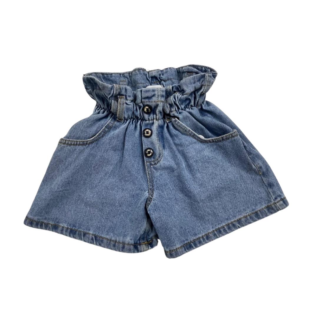 Shorts vaqueros de niña