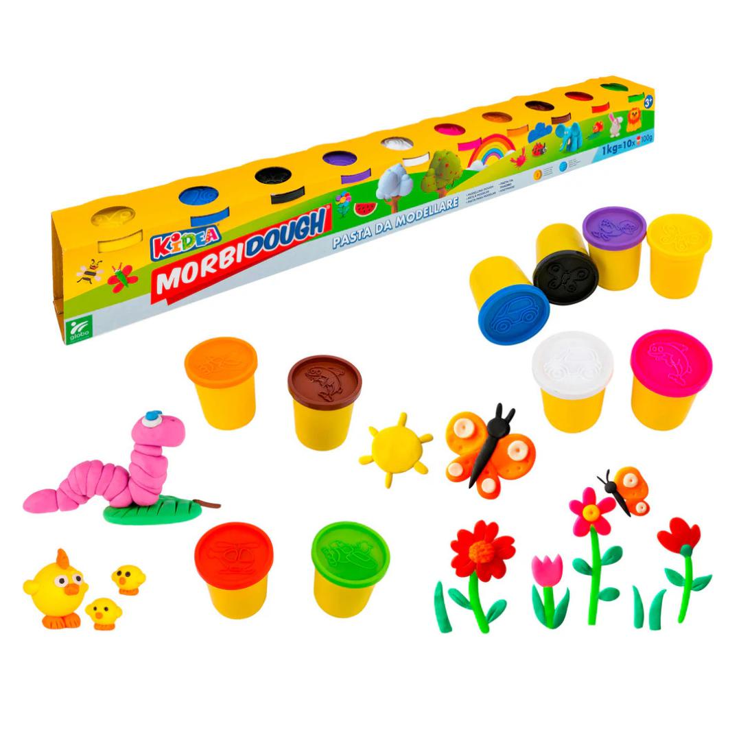 plastilina arcilla de modelar 10x100gr
