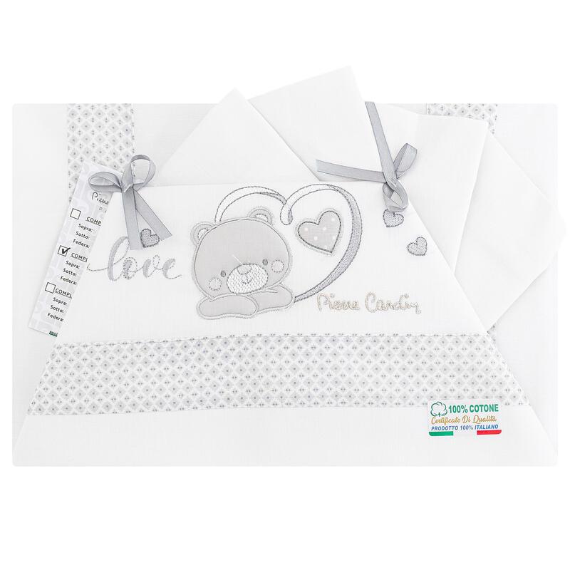 Lenzuolo pierre cardin Lettino con orsetto love