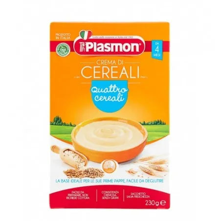 Crème de céréales aux quatre céréales Plasmon