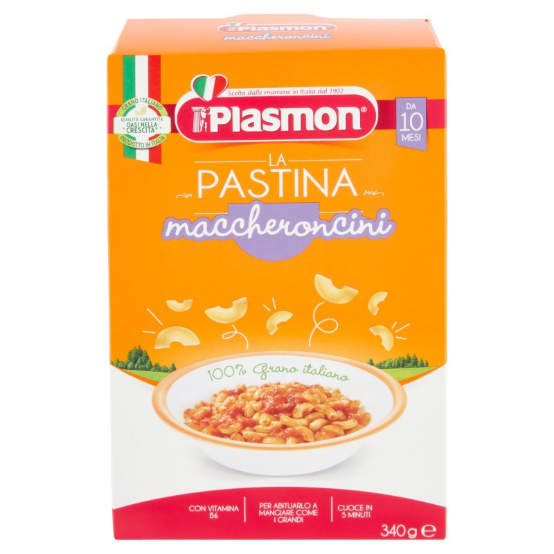 Plasmon maccheroncini 10 meses 300gr