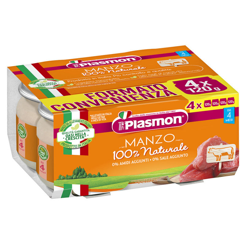 Omogenizzato Plasmon Manzo 120grx4