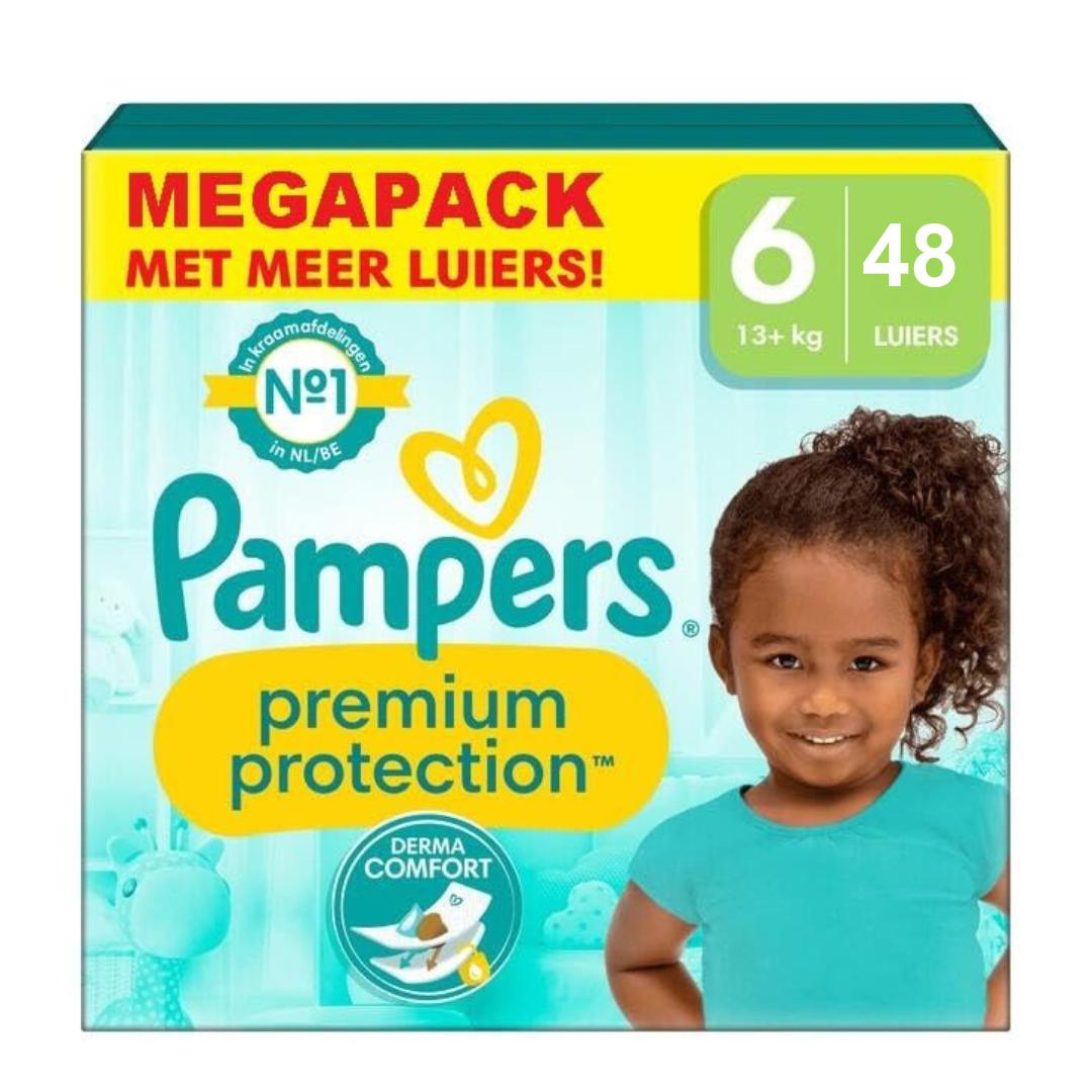 Pañales Premium 6. 48 piezas 13kg+