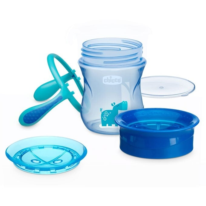 TAZZA BORRACCIA 360 GRADI PER IMPARARE A BERE 12M + CHICCO