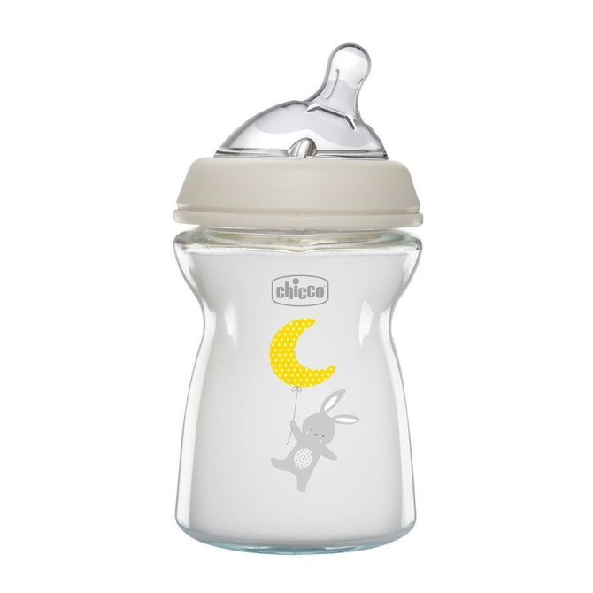 Biberon chicco natural feeling vetro 250 ML 0+ neutro