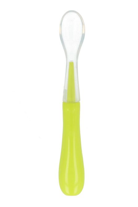 cucharadita de silicona verde