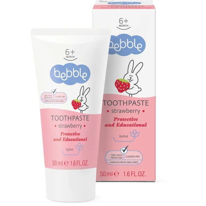 BEBBLE pasta de dientes infantil fresa 50ml