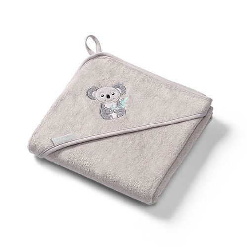 Accappatoio con koala grigio bambù naturale