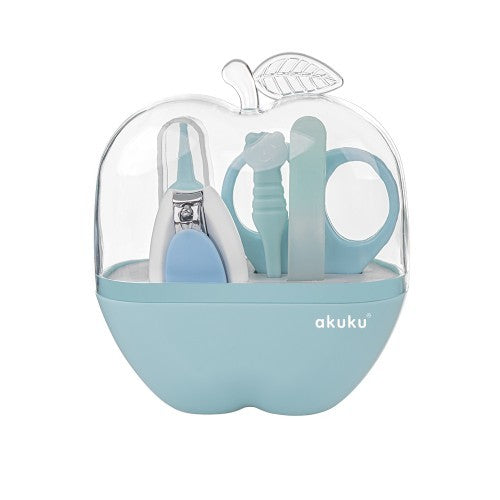 Set Cura Unghie Neonati Akuku Confezione a Forma di Mela