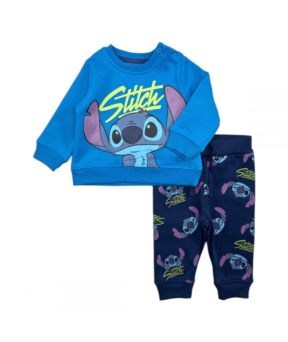 Tuta stitch caldo cotone