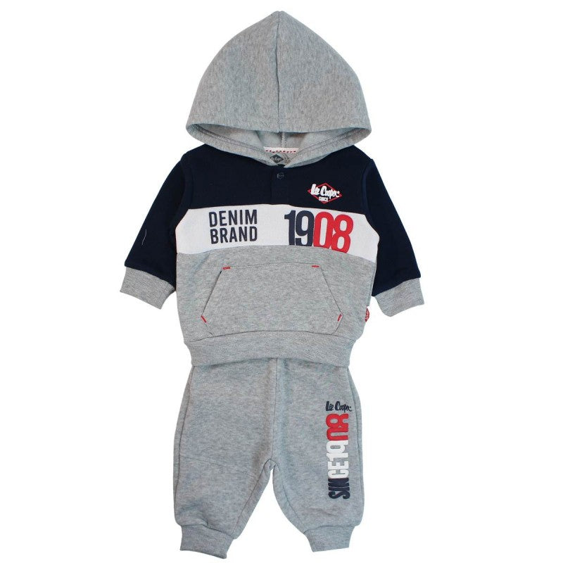 Tuta Sportiva Bambino Lee Cooper - 2 Pezzi con Felpa e Pantaloni