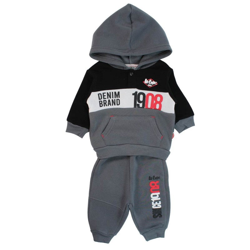 Tuta Sportiva Bambino Lee Cooper - 2 Pezzi con Felpa e Pantaloni