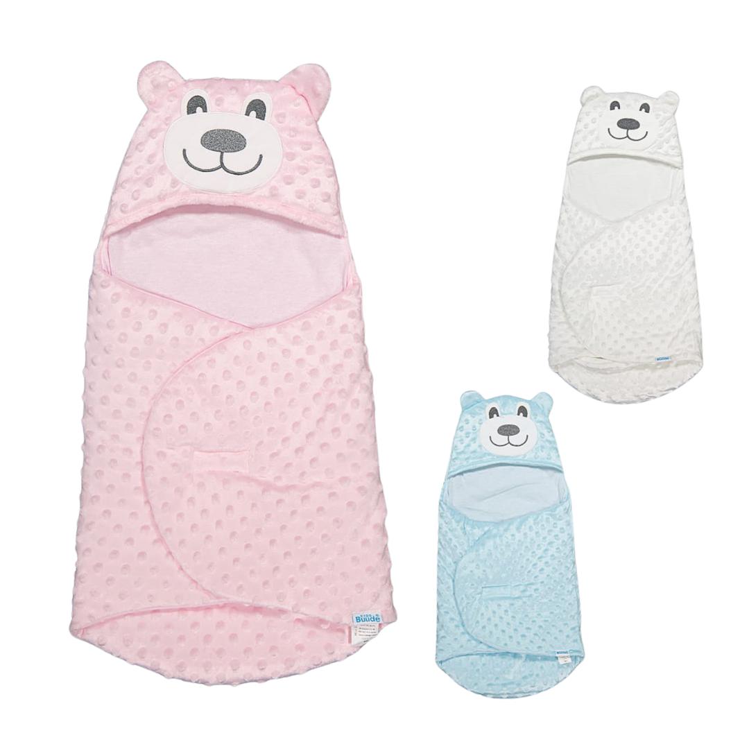 Bolso Bebé Invierno Chenilla Oso