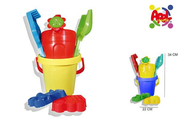 Set Secchiello Mare con Annaffiatoio e Accessori
