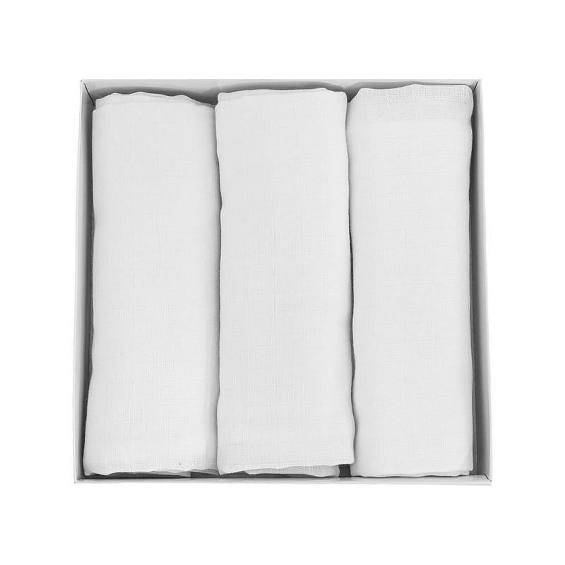 Set 3 Mussoline bianco Ellepi